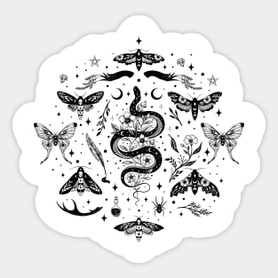 Flash Tattoo Sheet - Mystical Nature Sticker